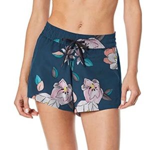 NEW Kanu Surf Women's Darren Stretch UPF 50+ Active Swim and Workout Boardshort.